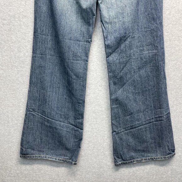 Abercrombie & Fitch Flare Jeans Womens 4 Distressed Cotton Vintage Baggy New - Picture 7 of 13